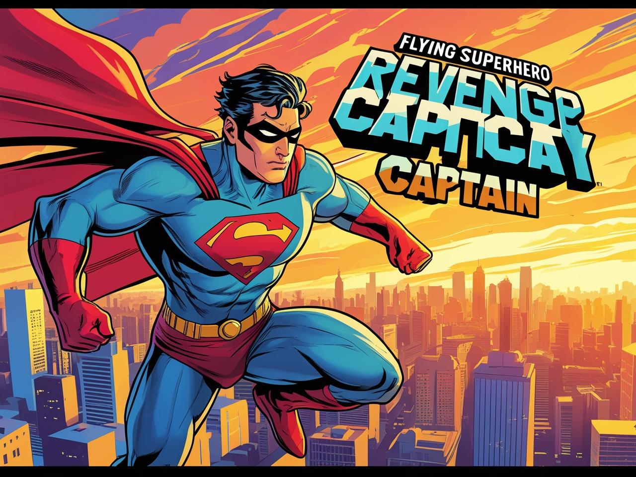 Flying Superhero Revenge Grand City Captain