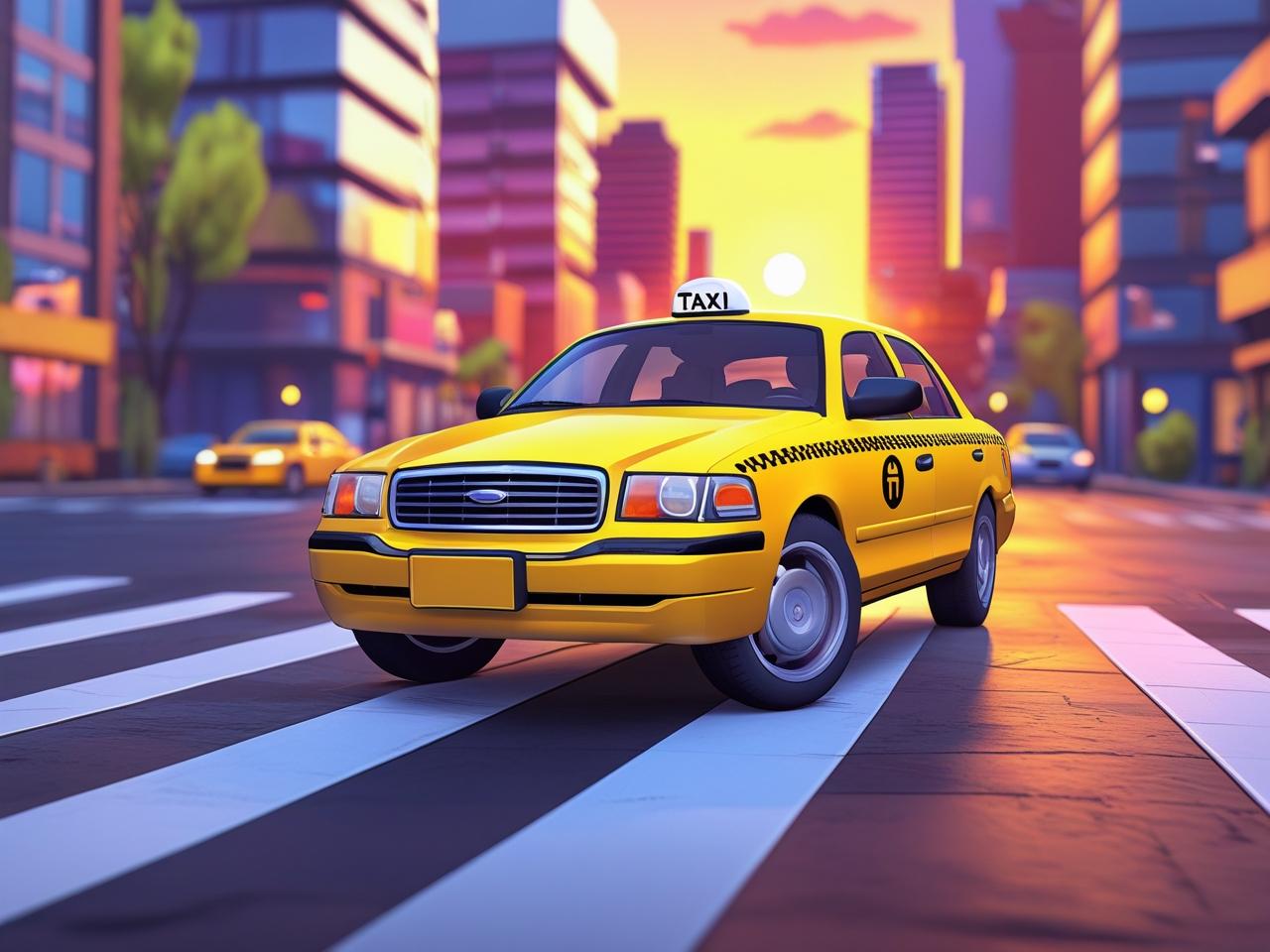 City Taxi Driver Sim
