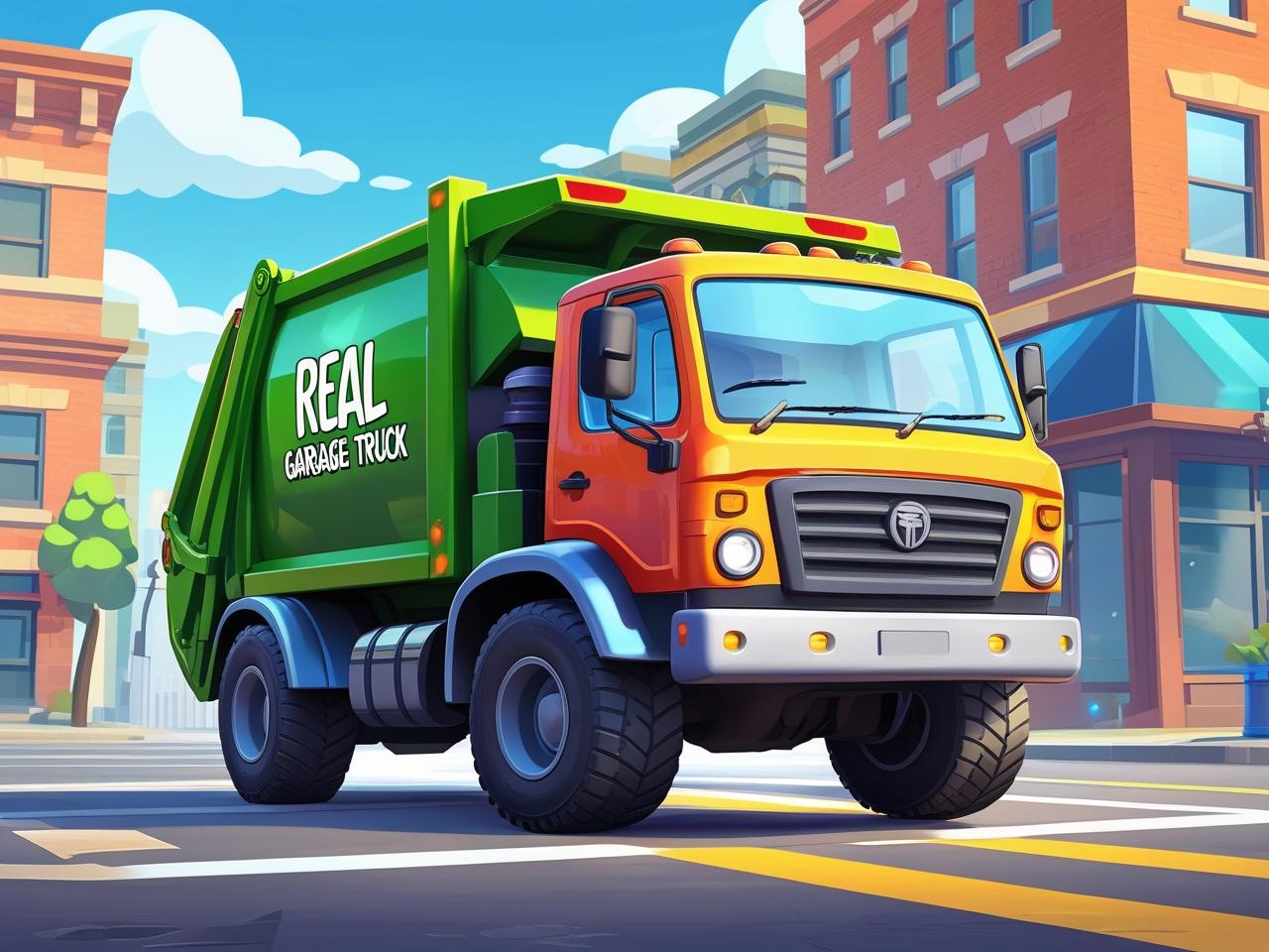 Real Garbage Truck