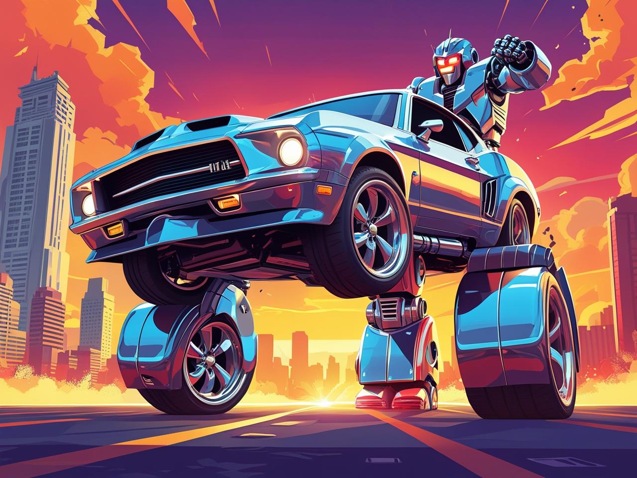 Muscle Car Robot