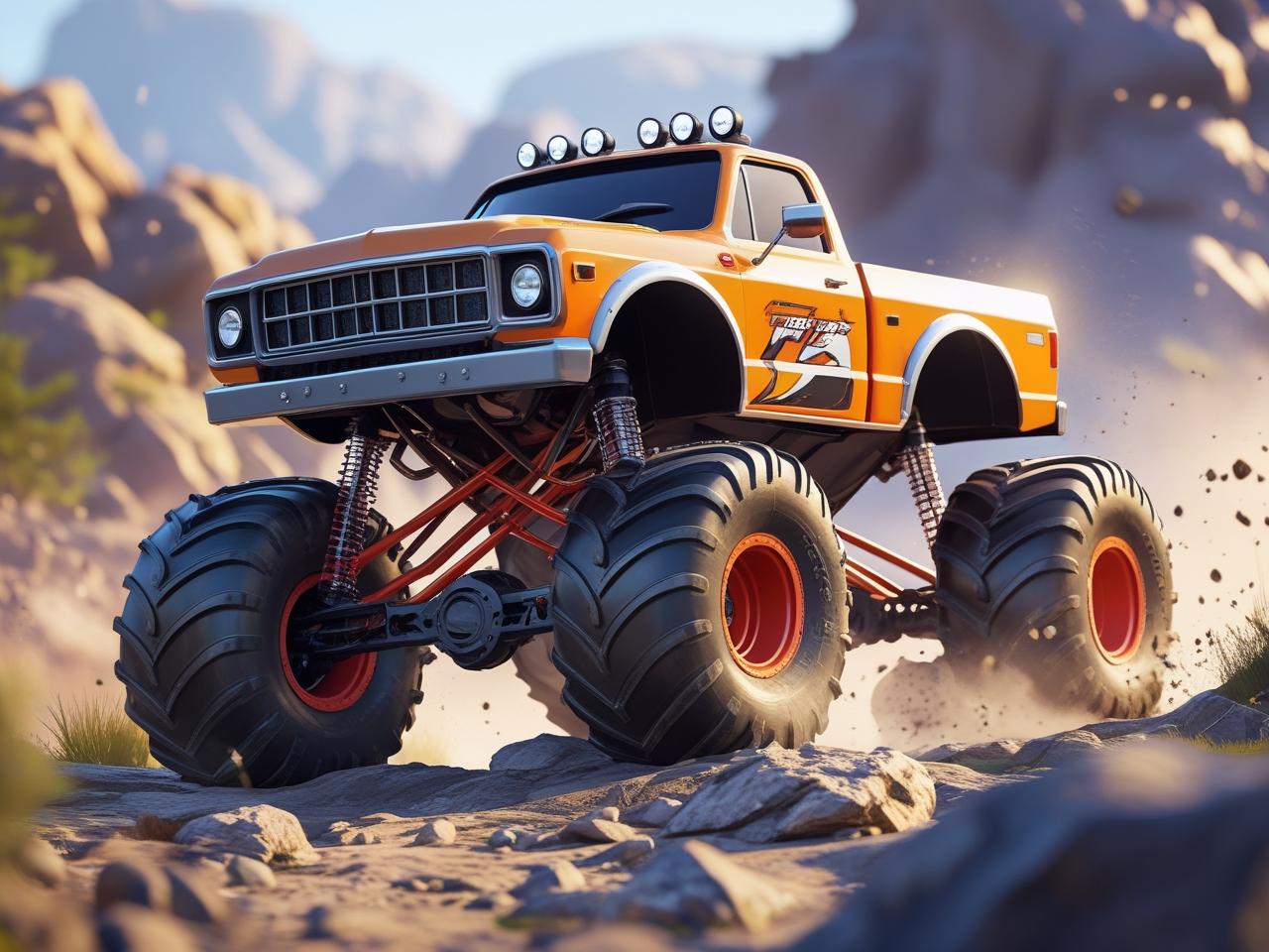 Realistic Monster Truck Offroad Simulator
