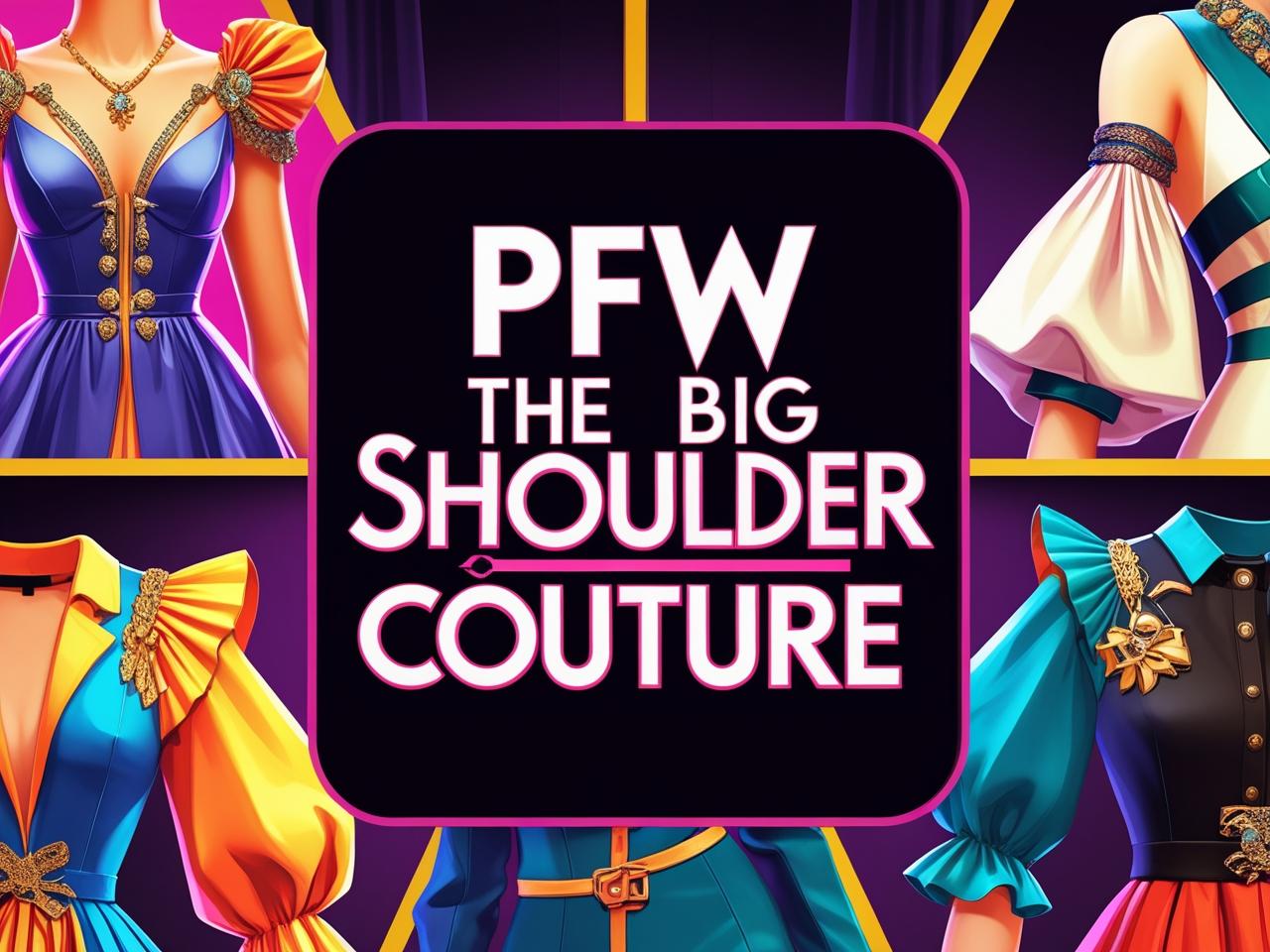 PFW The Big Shoulder Couture